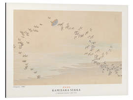 Print på aluminium Flock of Birds - Kamisaka Sekka