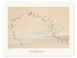 Wandbild Flock of Birds - Kamisaka Sekka