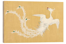 Holzbild The White Phoenix, 1910 - Kamisaka Sekka