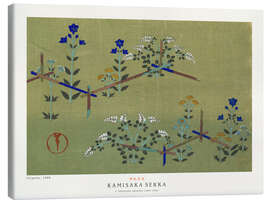 Canvas print Wild Flowers - Kamisaka Sekka