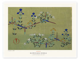 Poster Wild Flowers - Kamisaka Sekka