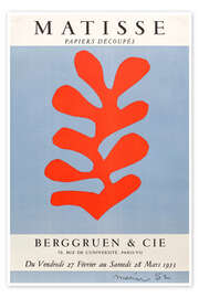 Wandbild Berggruen &amp; Cie, Papiers Découpés, 1953 - Henri Matisse