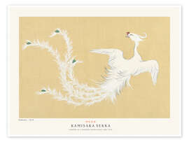 Wandbild The White Phoenix (Hakuho) - Kamisaka Sekka
