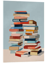 Tableau en verre acrylique Books in Balance - Branka Kodžoman