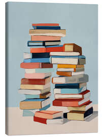 Leinwandbild Bücher im Gleichgewicht - Branka Kodžoman