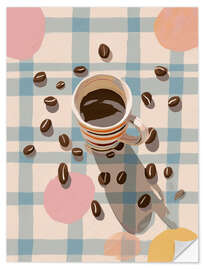 Sticker mural Morning Coffee - Branka Kodžoman