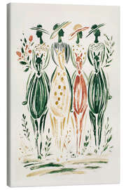 Leinwandbild Der Ausritt der Eleganz