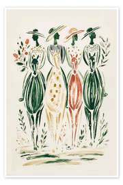 Wandbild Der Ausritt der Eleganz - Peter Roder