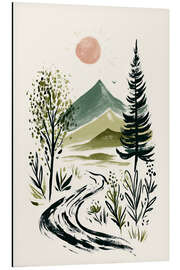 Tableau en aluminium Where the path seeks heaven - Peter Roder