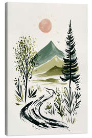 Tableau sur toile Where the path seeks heaven - Peter Roder