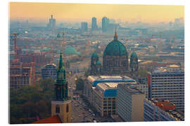 Acrylglasbild Sonnenuntergang über Berlin - Martin Wasilewski
