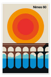 Wandbild Nimes 60 - Bo Lundberg