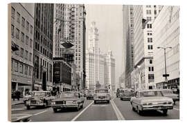 Stampa su legno Chicago, 1963
