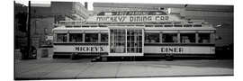 Alubild Fassade des Restaurants Mickey's Diner