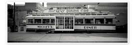 Wandbild Fassade des Restaurants Mickey's Diner