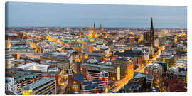 Leinwandbild Hamburg, Vogelperspektive