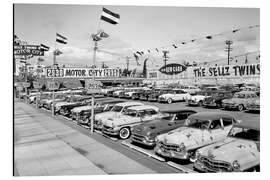 Alubild Autosalon 1950er-1960er Jahre