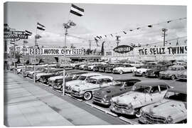 Canvas print Motor Show 1950s-1960s
