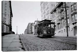 Lienzo 1910s cable car in San Francisco