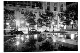 Acrylic print 1930s night scene on 5th Avenue