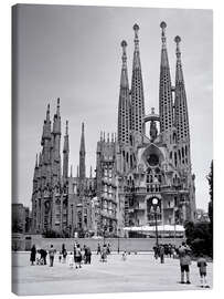 Tableau sur toile Unfinished Sagrada Família by Antoni Gaudí, Barcelona