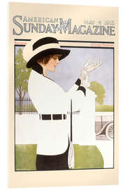 Acrylglasbild American Sunday Magazine, 1913