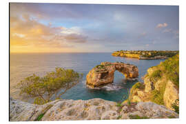 Aluminium print Es Pontas in Mallorca in the early morning sun - Michael Valjak