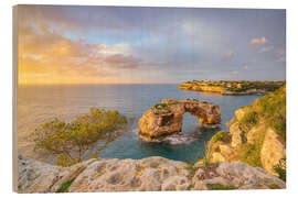 Stampa su legno Es Pontas in Mallorca in the early morning sun - Michael Valjak