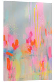 Cuadro de metacrilato Flowing neon dots - Carina Artspace