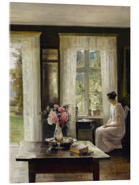 Acrylglasbild Innenraum, Licht des Frühlings - Carl Holsøe