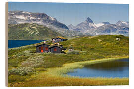 Holzbild Jotunheimen, Norwegen - Rainer Mirau