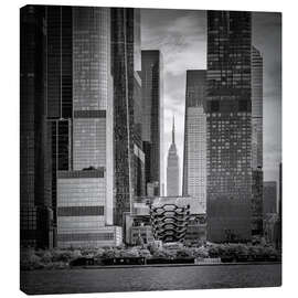 Leinwandbild NYC Hudson Yards und Empire State Building - Melanie Viola