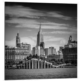 Aluminium print NYC Empire State Building und Little Island - Melanie Viola