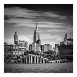 Poster Empire State Building und Little Island in NYC - Melanie Viola