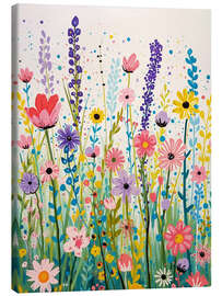 Leinwandbild Wildblumenwiese - Ohkimiko