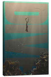 Leinwandbild Dive - athlete.art