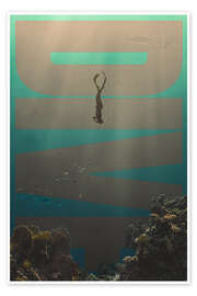 Wandbild Dive - athlete.art