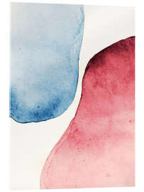 Acrylglasbild Organische Formen, Aquarell - Ohkimiko