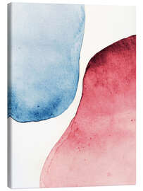 Tableau sur toile Organic forms, watercolour - Ohkimiko