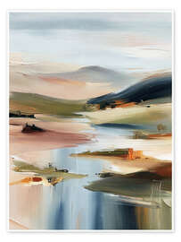 Wandbild Ruhige Landschaft - ThingDesign