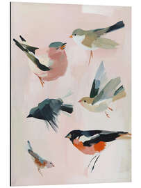 Print på aluminium Spring Visitors - ThingDesign