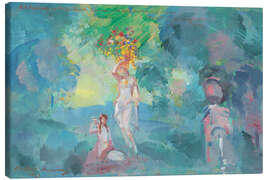 Quadro em tela Design for a stage curtain, 1929 - Konstantin Alexejewitsch Korovin