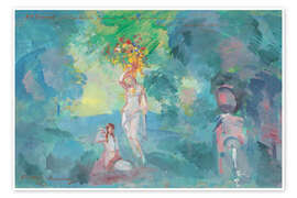 Poster Entwurf für einen Bühnenvorhang, 1929 - Konstantin Alexejewitsch Korovin