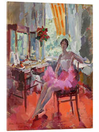 Acrylglasbild Porträt der Ballerina Vera Trefilova, 1924 - Konstantin Alexejewitsch Korovin