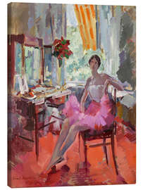 Tableau sur toile Portrait of the Ballerina Vera Trefilova, 1924 - Konstantin Alexejewitsch Korovin