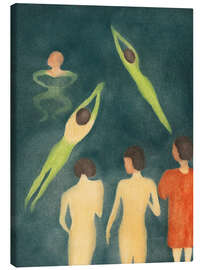 Tableau sur toile Boys Bathing, 1896 - Edvard Munch