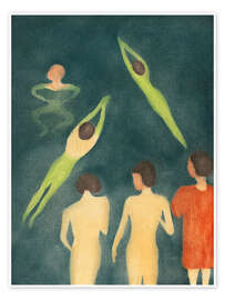 Wandbild Jungen beim Baden, 1896 - Edvard Munch