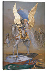 Leinwandbild Schild des Hauses Lempereur, ehemals Rue Bonaparte, 1902 - Adolphe Leon Willette