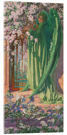 Acrylglasbild La Porte d’or, 1907 - Carlos Schwabe