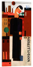 Acrylglasbild Der Arbeitsmann - Franz Wilhelm Seiwert